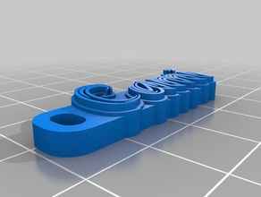 cami chaveiro organização personalizado 3d print model - Mito3D