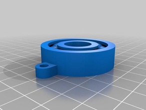 roller bearing keychain keychains ball key 3d print model - Mito3D