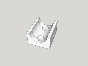 lm8uu bearing holder 3d printer parts yaxis mount 3d print model - Mito3D