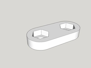 belt clamp nuts holder 3d printer parts 3d print model - Mito3D