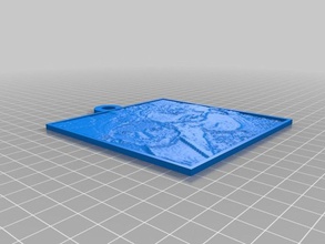 dany y yo 1 2d art customized 3d print model - Mito3D