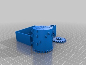 rave blumentopf caixa de música mecânico brinquedos personalizado 3d print model - Mito3D