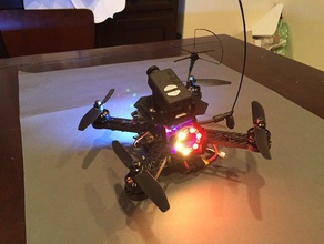 neopixel color led ring mount quadcopter r c vehicles 3d print model - Mito3D