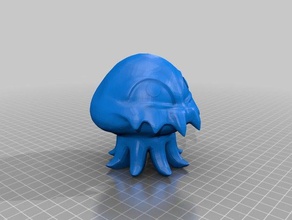 ultros súbdito criaturas ffxiv final fantasy 14 xiv minion 3d print model - Mito3D