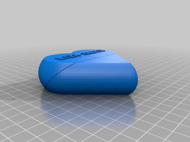 3 özelleştirilmiş gizli kalp kutu fabrikada monte edilmiş interaktif sanat 3D print model - Mito3D