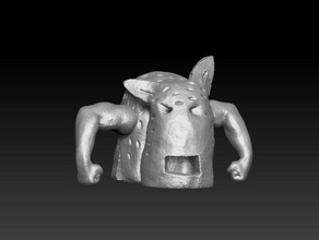 beefy ollie creatures beefyarms more anatomically accurate 3d print model - Mito3D