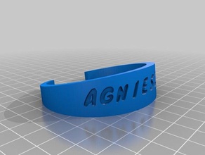 mon personnalisés les bracelets personnalisé 3d print model - Mito3D