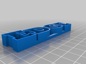 il mio testo personalizzato di archiviazione sculture su misura 3d print model - Mito3D