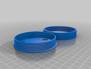 coaster module kitchen & dining customized 3d print model - Mito3D