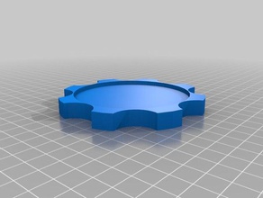 coaster cog 3d printing 3d print model - Mito3D