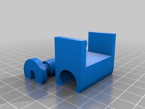 cable holder 4-19 b computer customized 3d print model - Mito3D