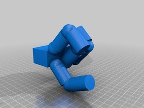 robo anahtar tutucu 3d baskı 3d print model - Mito3D
