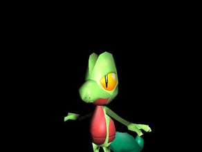 treecko low-poly creatures 3d print model - Mito3D