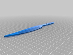 knife comb bathroom tinkercad 3d print model - Mito3D