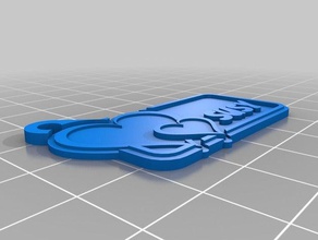 corazon susy Anahtarlık özelleştirilmiş 3d print model - Mito3D