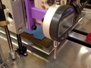 aluminatus dial gauge bracket 3d printer parts trinity labs 3d print model - Mito3D