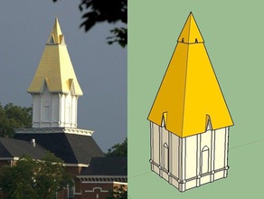 ung price memorial steeple buildings & structures 3d print model - Mito3D