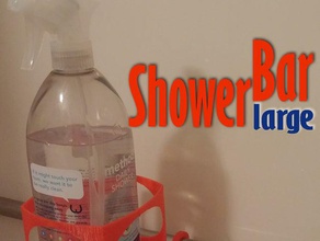 showerbar - grande edizione doccia caddy bagno lo shampoo 3d print model - Mito3D