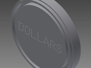 durarara dollars logo props 3d print model - Mito3D