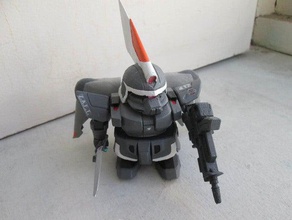 o-sd 001 zgmf-1017 ginn model robots anime gundam manga mech kit 3d print model - Mito3D