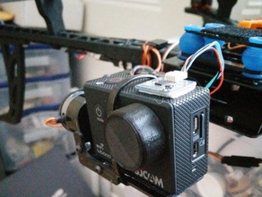 sjcam 5000+ cap la fotocamera 5000 gopro 3d print model - Mito3D