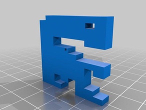 pixel art et la joyería personalizado 3d print model - Mito3D