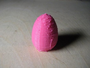 parametric egg other 3d art easter food openscad ornament reprap supportless 3d print model - Mito3D
