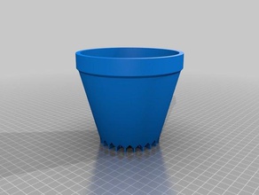 plant pot containers customized 3d print model - Mito3D