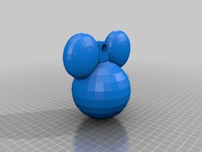 mickey mouse neckless giocattolo & accessori di gioco disney 3d print model - Mito3D