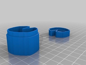 pac containers customized 3d print model - Mito3D