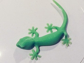 gecko deskpal a los animales 3d print model - Mito3D