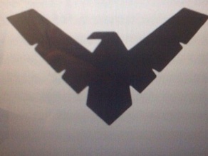 04-20 1116 nightwing emblema scansioni & repliche 3d print model - Mito3D