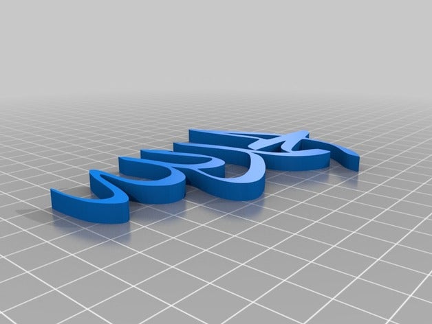 thanks god 3d printing arabic bahrain islam islamic kuwait letters qatar saudi arabia uae 3D print model - Mito3D