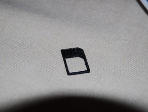 micro sim card mini adapter other cellphone 3d print model - Mito3D