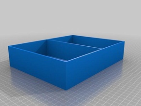 meine angepasste parametrische Fach raster Container kundengebundene 3d print model - Mito3D