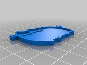 pusheen Schlüsselbund Schlüsselanhänger 3d print model - Mito3D
