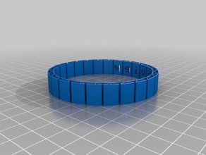 golfview braccialetto 2 bracciali su misura 3d print model - Mito3D