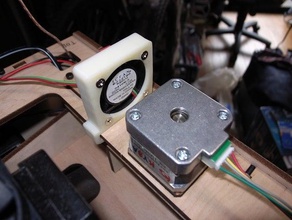 ventilador de corrente contínua titular outros atualização parte motor 3d print model - Mito3D