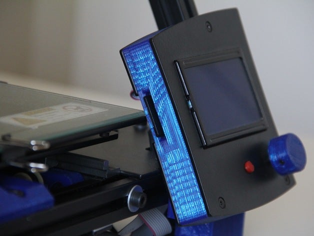 bcn3d+ lcd case update 3d printer parts bcn3d reprapbcn 3D print model - Mito3D