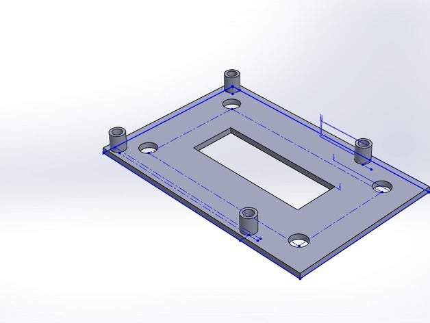 odroid c1 de la placa montaje electrónica caso el monte solidworks 3D print model - Mito3D