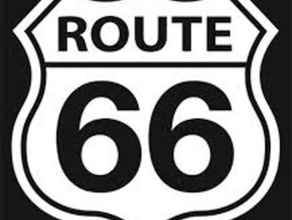 route 66 signe L'impression 3d panneau routier 3d print model - Mito3D