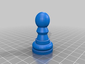 chess pawn 3d print model - Mito3D