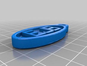 my customized keychain 1 coins & badges 3d print model - Mito3D