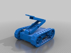 arm kariert engineering 2015 bot vorstellen imaginerit raspberry pi rit Roboter stepper tank teensy track 3d print model - Mito3D