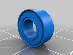 ball bearing 5x10x4 mr105zz ball-bearing 3d print model - Mito3D