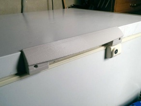 replacement handle chest freezer parts 3d print model - Mito3D