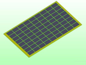 cella solare ebay di ingegneria il fotovoltaico foto voltaico 3d print model - Mito3D