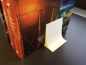 basit bir kitap dekor başında ve sonunda kitabın sonu 3d print model - Mito3D