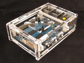 odroid c1 tft de 3,2 polegadas+touchscreen shield caso computador 3d print model - Mito3D