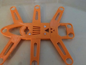 araña rover 150mm x cama juguetes mecánicos 3d print model - Mito3D